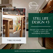 Stilleven Design Table Runner Korte Tafelloper