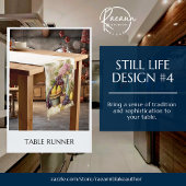 Stilleven Design Table Runner Korte Tafelloper