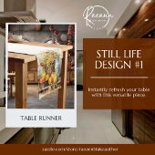 Stilleven Design Table Runner Korte Tafelloper