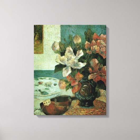 Stilleven door Paul Gauguin Canvas Afdruk (Voorkant)