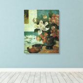 Stilleven door Paul Gauguin Canvas Afdruk (Insitu (Houten vloer))