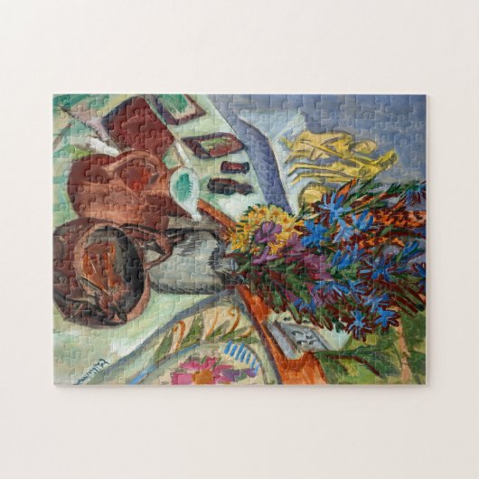 stilleven | Ernst Ludwig Kirchner Legpuzzel (Horizontaal)