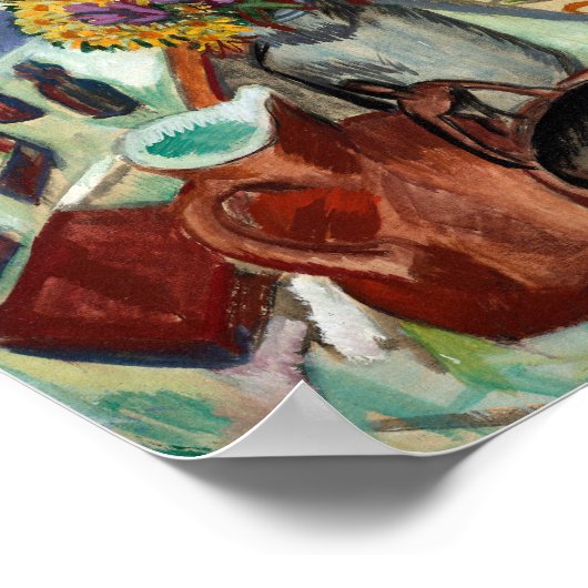 stilleven | Ernst Ludwig Kirchner Poster (Hoek)