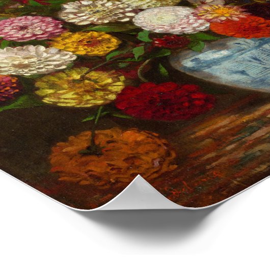 stilleven | Eugène Delacroix Poster (Hoek)