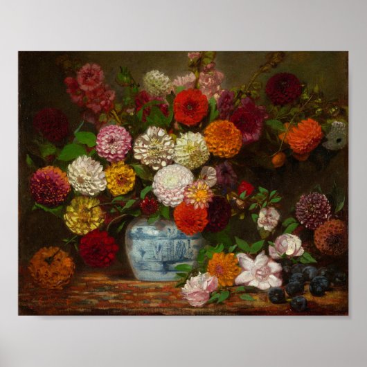 stilleven | Eugène Delacroix Poster (Voorkant)