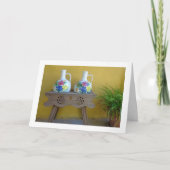 Stilleven Fotografie van decoratieve vazen Kaart (Voorkant)