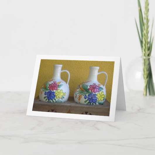 Stilleven Fotografie van decoratieve vazen Kaart (Voorkant)