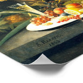 Stilleven: fruit 1855 van Severin Roesen - Poster (Hoek)