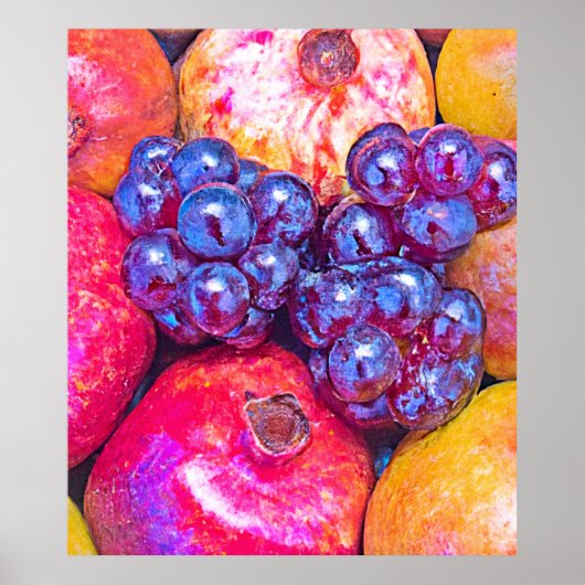 Stilleven Fruit Kunst Poster (Voorkant)