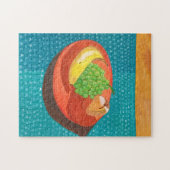 Stilleven- Fruit op het Bord puzzels (Horizontaal)