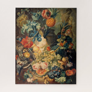 Stilleven - Fruits and Flowers Jan Van Os 1774 Legpuzzel