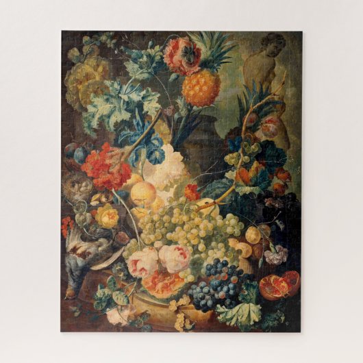 Stilleven - Fruits and Flowers Jan Van Os 1774 Legpuzzel (Verticaal)