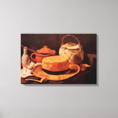 Stilleven Gele Strohoed door Vincent van Gogh Canvas Afdruk (Voorkant)