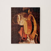 Stilleven Gele Strohoed door Vincent van Gogh Legpuzzel (Verticaal)
