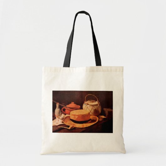 Stilleven Gele Strohoed door Vincent van Gogh Tote Bag (Voorkant)