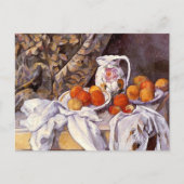 Stilleven gordijn werper Paul Cézanne Briefkaart (Voorkant)