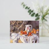 Stilleven gordijn werper Paul Cézanne Briefkaart (Staand voorkant)