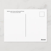 Stilleven gordijn werper Paul Cézanne Briefkaart (Achterkant)