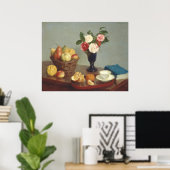 Stilleven - Henri Fantin-Latour Fine Art Poster (Thuiskantoor)