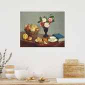 Stilleven - Henri Fantin-Latour Fine Art Poster (Keuken)