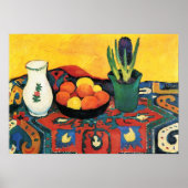  stilleven Hyacinth tapijt August Macke Poster (Voorkant)