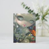 "Stilleven I: Slak en Schedel" Briefkaart (Staand voorkant)