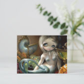 "Stilleven II: Briefkaart van Zeemeermin (Staand voorkant)