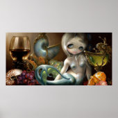 Stilleven II: Zeemeermin ART PRINT Mermaid surreal (Voorkant)