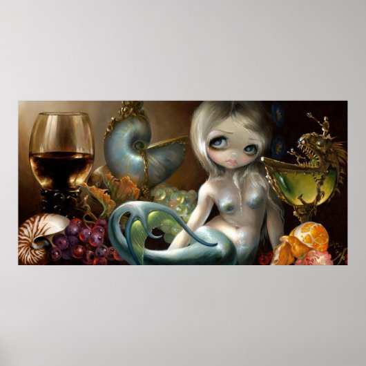 Stilleven II: Zeemeermin ART PRINT Mermaid surreal (Voorkant)