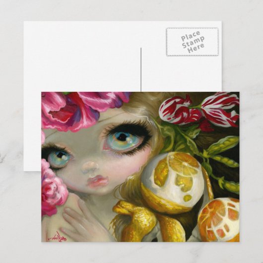 "Stilleven III:  Citroen" Briefkaart (Voorkant / Achterkant)