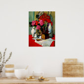 Stilleven in Chinese schilderkunst, Poster (Keuken)