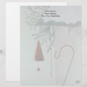 Stilleven in de winter briefhoofd ontwerp (Voorkant / Achterkant)