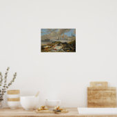  stilleven in een havenlandschap poster (Keuken)