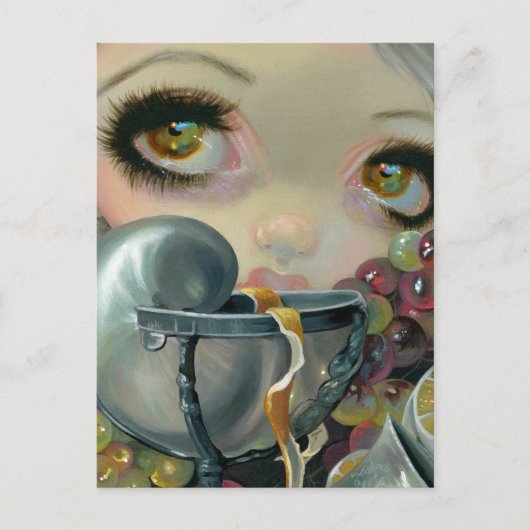 "Stilleven IV:  Briefkaart Nautilusbeker" (Voorkant)