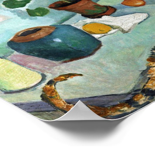 Stilleven kat August Macke Poster (Hoek)