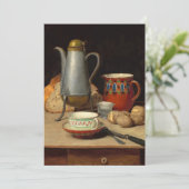 Stilleven, koffie en aardappelen | Albert Anker (Staand voorkant)