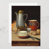 Stilleven, koffie en aardappelen | Albert Anker (Voorkant / Achterkant)