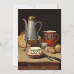 Stilleven, koffie en aardappelen   Albert Anker