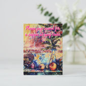 Stilleven Kom voor een Cuppa Briefkaart (Staand voorkant)