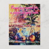 Stilleven Kom voor een Cuppa Briefkaart (Voorkant)