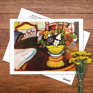 Stilleven Kussenbloemen August Macke Briefkaart