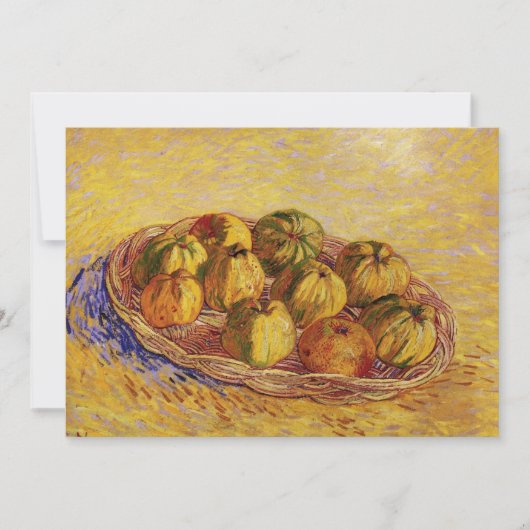 Stilleven, Mand met Appels door Vincent van Gogh (Voorkant)
