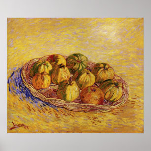 Stilleven, Mand met Appels door Vincent van Gogh Poster