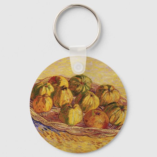 Stilleven, Mand met Appels door Vincent van Gogh Sleutelhanger (Voorkant)