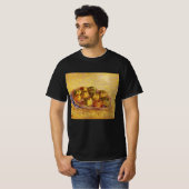 Stilleven, mand met appels van Vincent van Gogh T-shirt (Voorkant volledig)