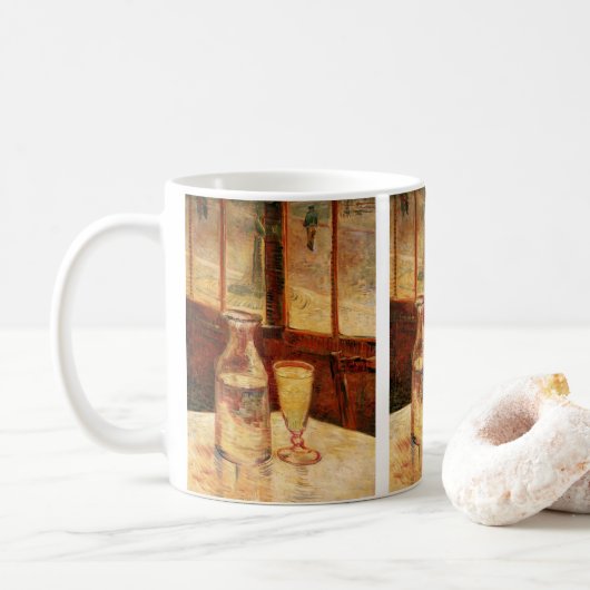 Stilleven met absint door Vincent van Gogh Koffiemok (Met donut)