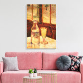 Stilleven met absint van Vincent van Gogh Canvas Afdruk (Insitu (Woonkamer))