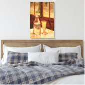 Stilleven met absint van Vincent van Gogh Canvas Afdruk (Insitu (Slaapkamer))