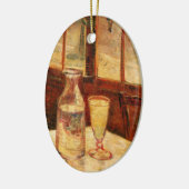 Stilleven met absint van Vincent van Gogh Keramisch Ornament (Links)