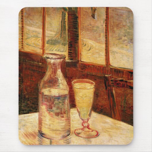 Stilleven met Absint van Vincent van Gogh Muismat (Voorkant)